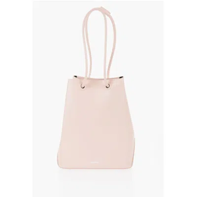 Jil Sander Multicolor Leather Tote Bag In Pink