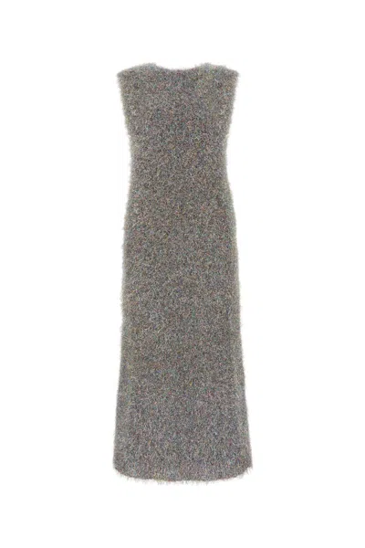 JIL SANDER JIL SANDER MULTICOLOR POLYESTER BLEND DRESS
