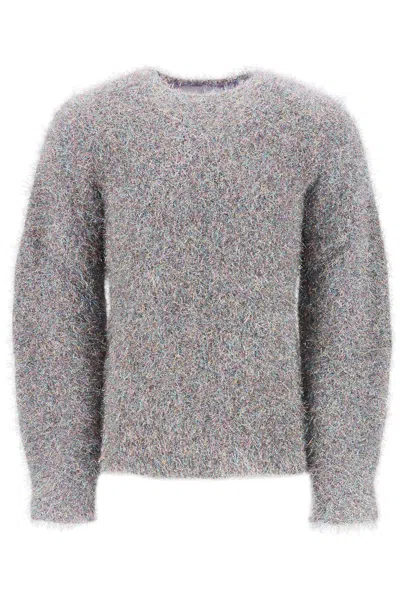 JIL SANDER MULTICOLORED LUREX AND MOHAIR MEN'S SWEATER FOR FALL/WINTER 2023