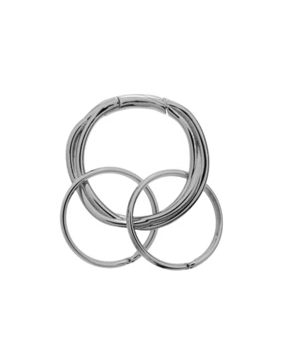 JIL SANDER JIL SANDER MULTI-RING KEYCHAIN