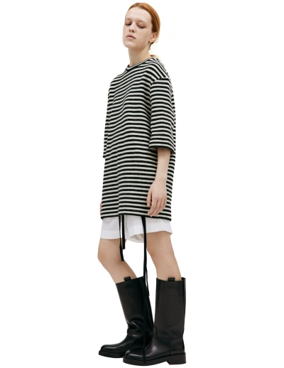 Jil Sander Multistripe Wool Jumper In Multicolor