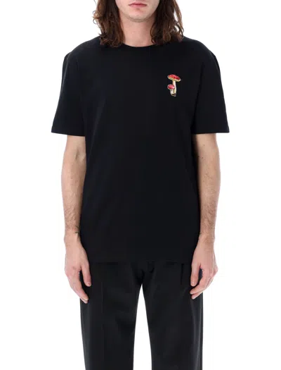 Jil Sander Mushroom T-shirt In Black