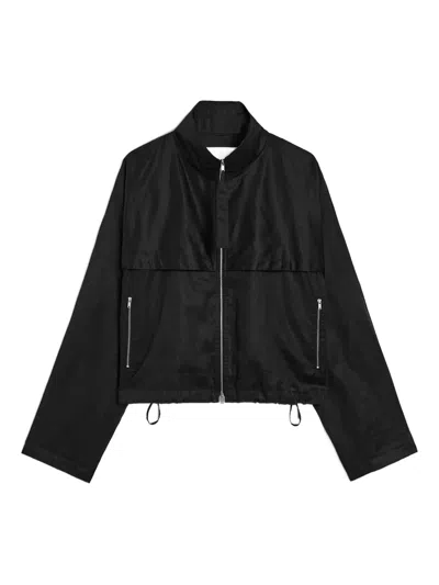 Jil Sander Muslin Jacket In Black