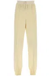 Jil Sander Virgin Wool Jogger Pants In Yellow