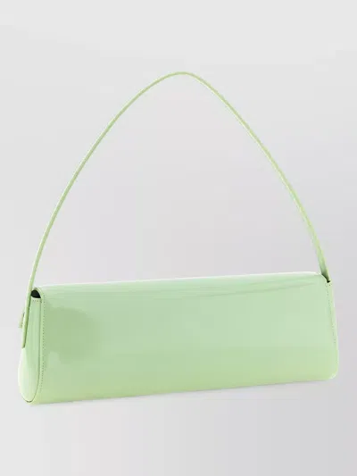 Jil Sander Na Leather Clutch Bag In Green