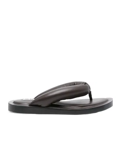 JIL SANDER NAPPA FLIP FLOPS