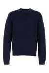 Jil Sander Crew-neck Pullover Jumper In Blue