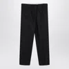 Jil Sander Navy Blue Cotton Pants