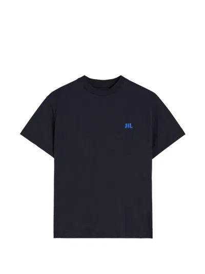 JIL SANDER JIL SANDER NAVY BLUE COTTON TEE SHIRT