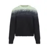 Jil Sander Ombre Mohair Wool Blend Sweater In Multi