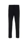Jil Sander Low-rise Cotton Chino Pants In Navy Blue