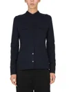 Jil Sander Navy Blue Regular Solid Shirt In Blue