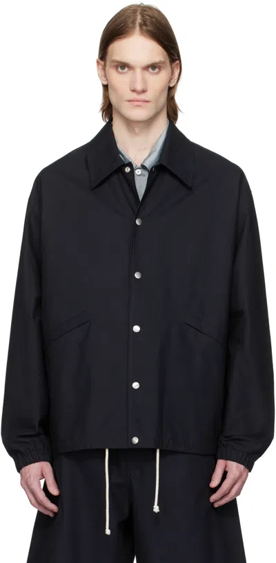JIL SANDER NAVY SPORTSWEAR JACKET