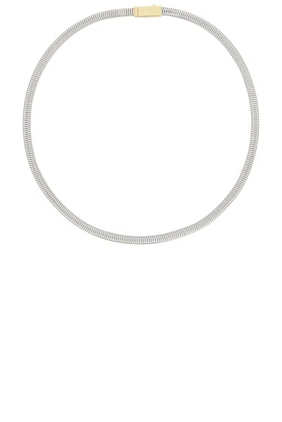 Jil Sander Necklace In Gold Silver