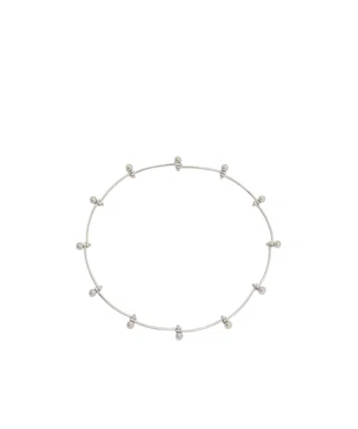 Jil Sander Necklace In Silver