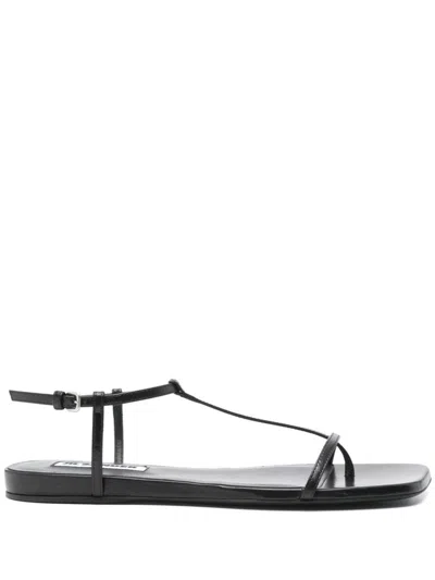 JIL SANDER LEATHER SANDALS - WOMEN'S - CALF LEATHER/RUBBER