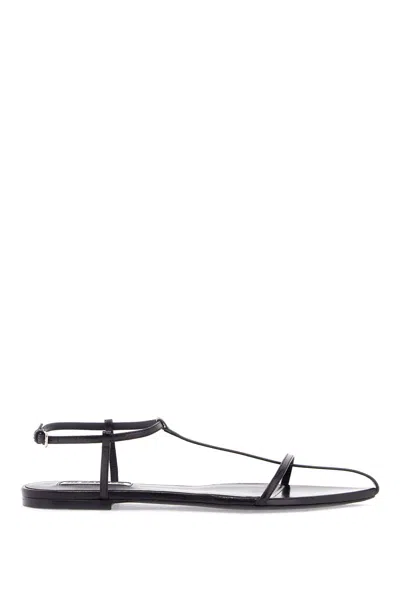 JIL SANDER NEW TRIPON LEATHER SANDALS FOR MEN