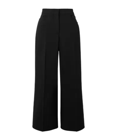 Jil Sander Nine-cent Bell Bottoms In Black