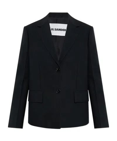 JIL SANDER NOTCHED-LAPEL WOOL BLAZER