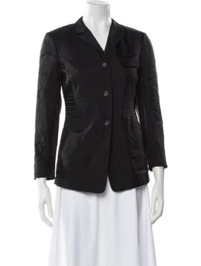 Pre-owned Jil Sander Nylon Blazer In Gray