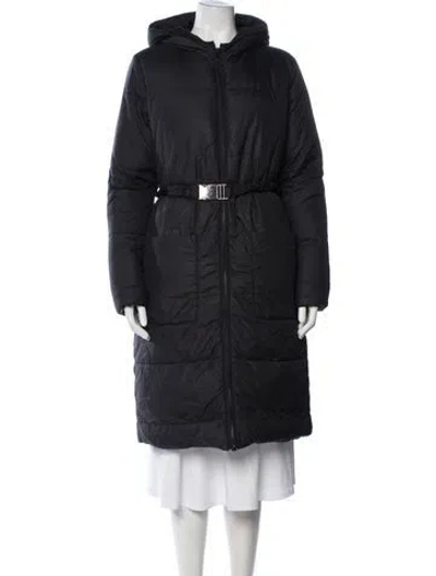Pre-owned Jil Sander Nylon Down Coat In Black