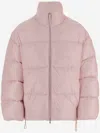 Jil Sander Nylon Down Jacket In Pink