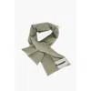 Jil Sander Nylon Down Scarf In Green