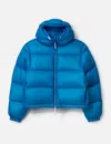 Jil Sander Nylon Puffer Jacket In Blue
