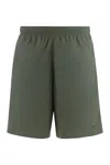 Jil Sander Drawstring-pocket Swim Shorts In Green