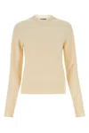 Jil Sander Off White Crewneck Sweater In Neutral