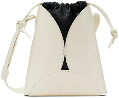 Jil Sander Off-white Curve Bag In 106 Eggshell