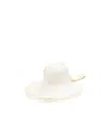Jil Sander Off-white Fringed Hat
