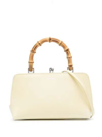 Jil Sander Off White Goji Bamboo Mini Satchel