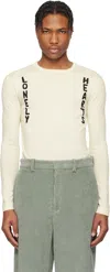 Jil Sander Off-white 'lonely Hearts' Sweater In 107 Cloud