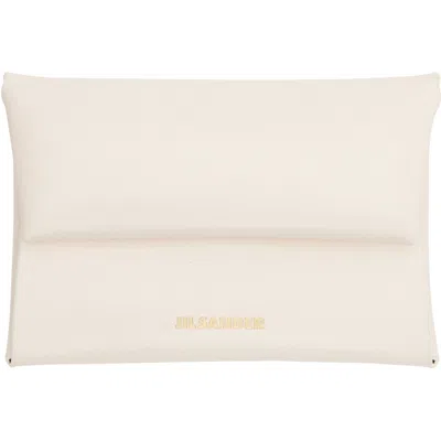 Jil Sander Off-white Folded Coin Pouch