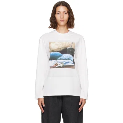 Jil Sander Off-white Photograph Long-sleeve T-shirt