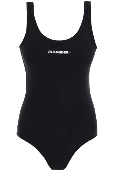 Jil Sander One-piece Swimsuit In Black