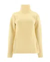 Jil Sander Open Back High-neck Jumper In Nude