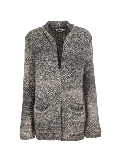 Pre-owned Jil Sander Open-front Cardigan In Gray