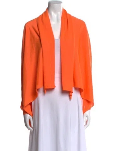 Pre-owned Jil Sander Open Front Sweater In Orange