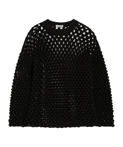 JIL SANDER OPEN KNIT SWEATER