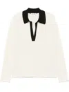 Jil Sander Open-knit Sweater In White