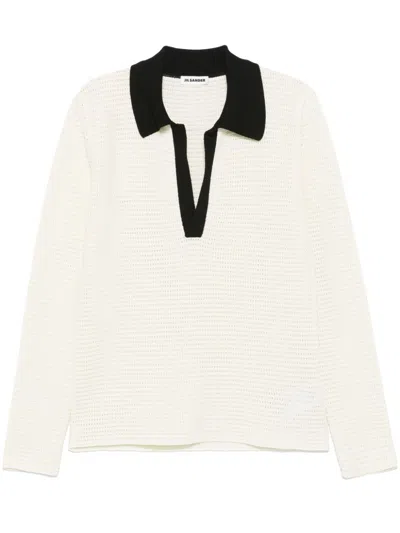 JIL SANDER OPEN-KNIT SWEATER
