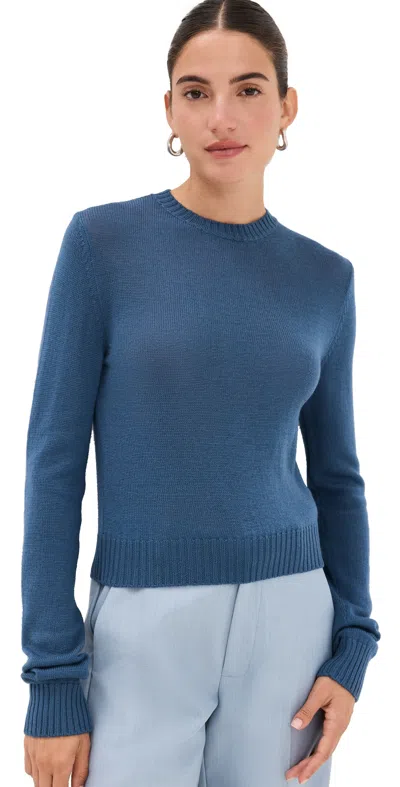 Jil Sander Open Stitch Sweater French Blue