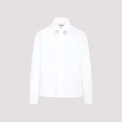 Jil Sander Cotton Shirt In Optic White