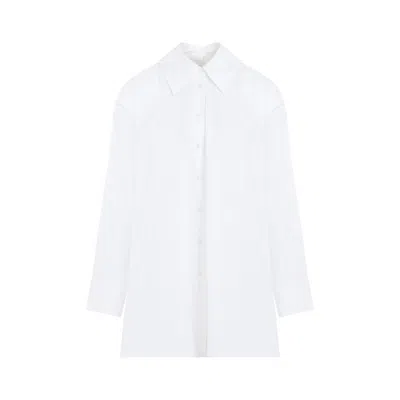 Jil Sander Optic White Cotton Shirt