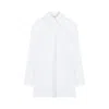 Jil Sander Oversized Long-sleeved Shirt In White