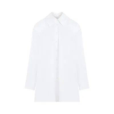 Jil Sander Oversized Long-sleeved Shirt In White