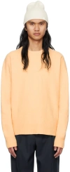 Jil Sander Orange Oversized Sweater In 838 Papaya