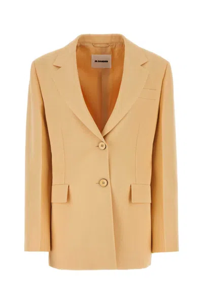 JIL SANDER ORANGE SINGLE BREASTED BLAZER